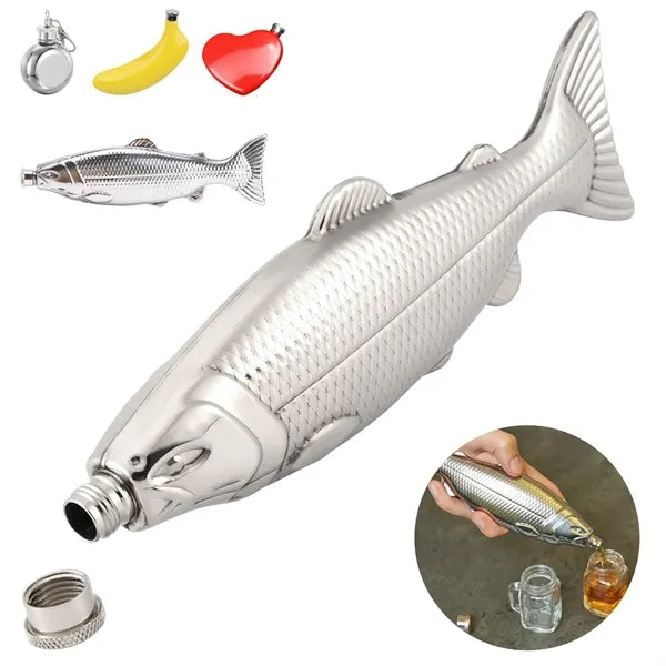 Creative Shaped Stainless Steel Flask with Custom Logo