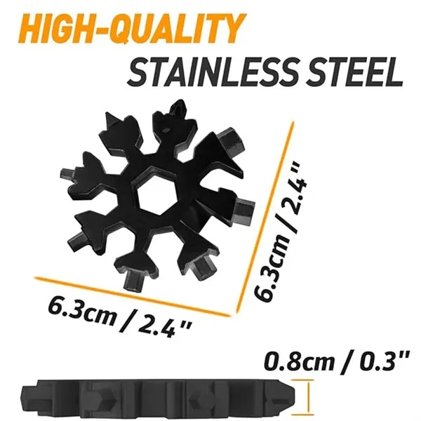 18-in-1 Snowflake Multitool Father's Day Gifts for Men Dad