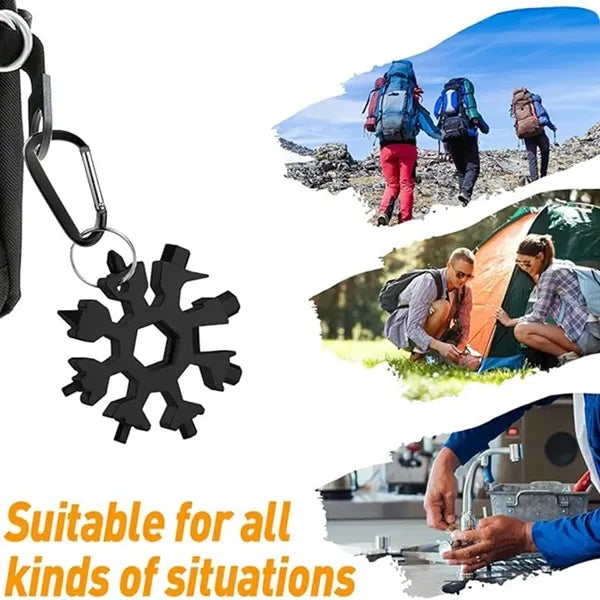18-in-1 Snowflake Multitool Father's Day Gifts for Men Dad