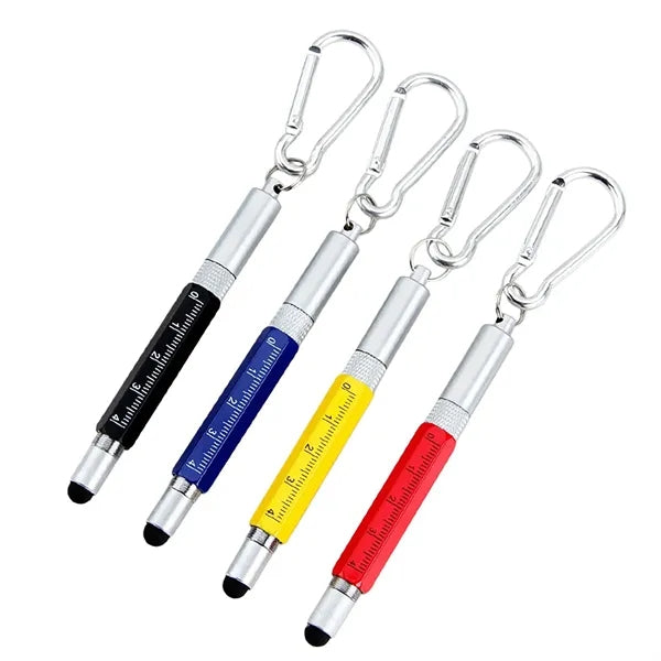 Multi Tool Pen With Carabiner Keychain