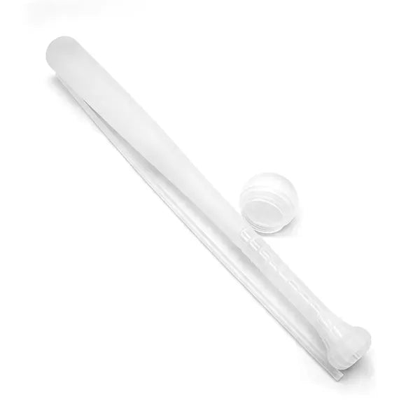 22oz PP Baseball Bat Shaped Straw Cup With Lid