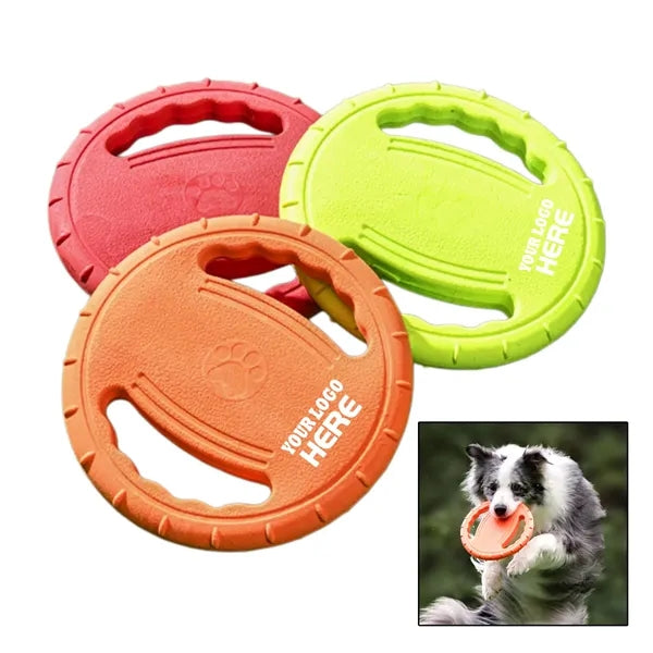 Steering Wheel TPR Dog Chew Toy Teeth Cleaning Bumps