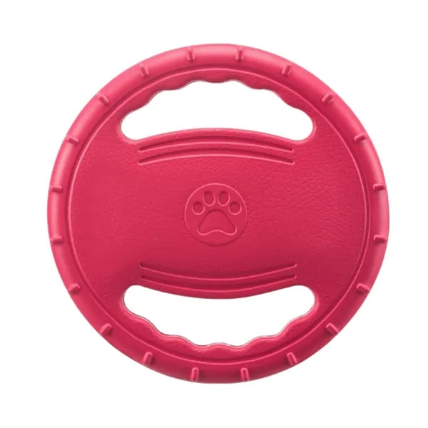 Steering Wheel TPR Dog Chew Toy Teeth Cleaning Bumps