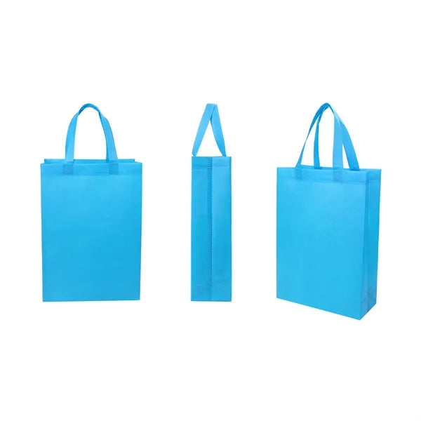 Non Woven Grocery Shopping Tote Bag 10"x4"x14"