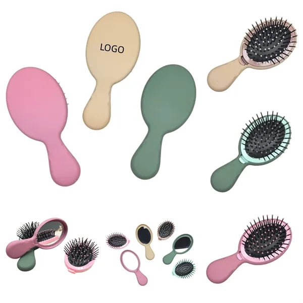 Massage Hair Brush with Mirror