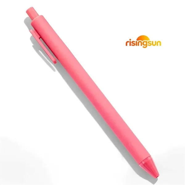 Macaron-colored click pen