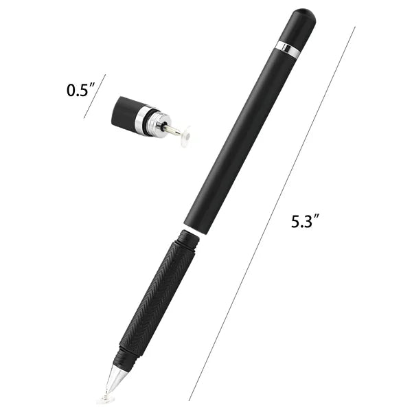 5.3 Inch Textured Grip Disc Stylus Pen