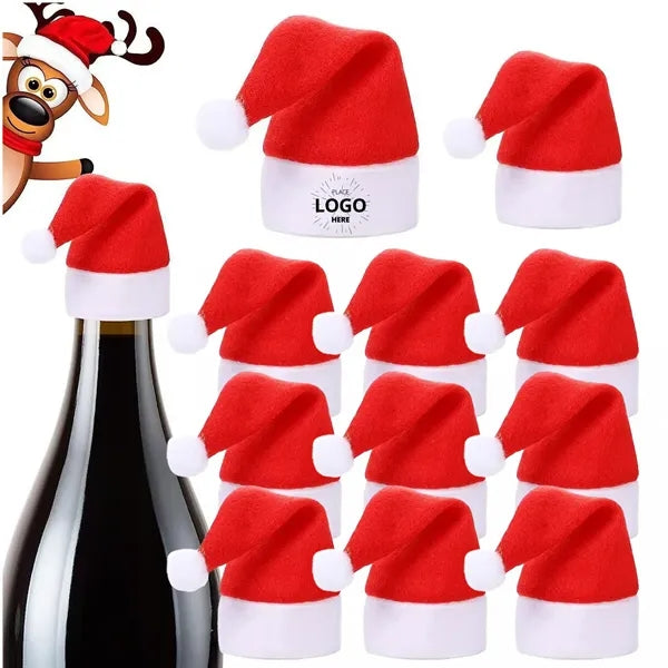 Mini Santa Hat For Bottle