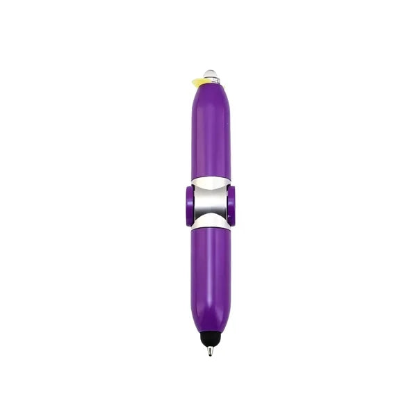 4-in-1 LED Fidget Spinner Stylus Ballpoint Pen