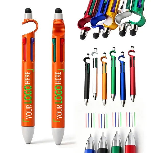 4-in-1 Multicolor Stylus Pen
