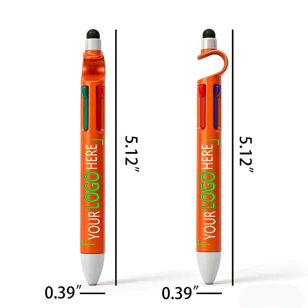 4-in-1 Multicolor Stylus Pen