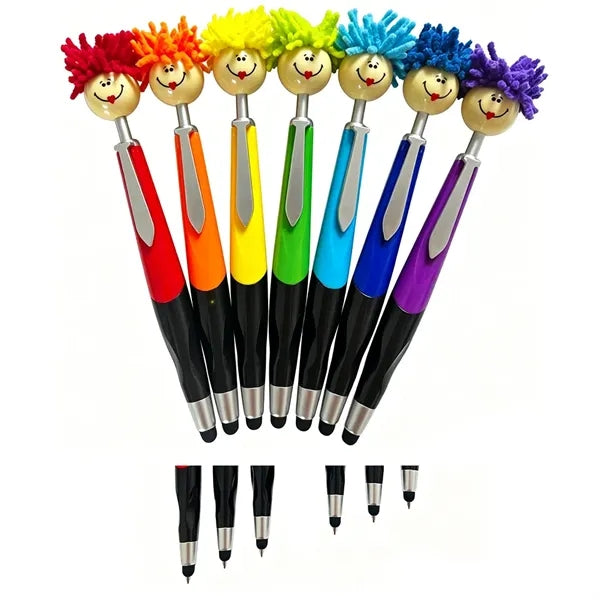 Fun Comfortable Grip ABS Press Stylus Pen