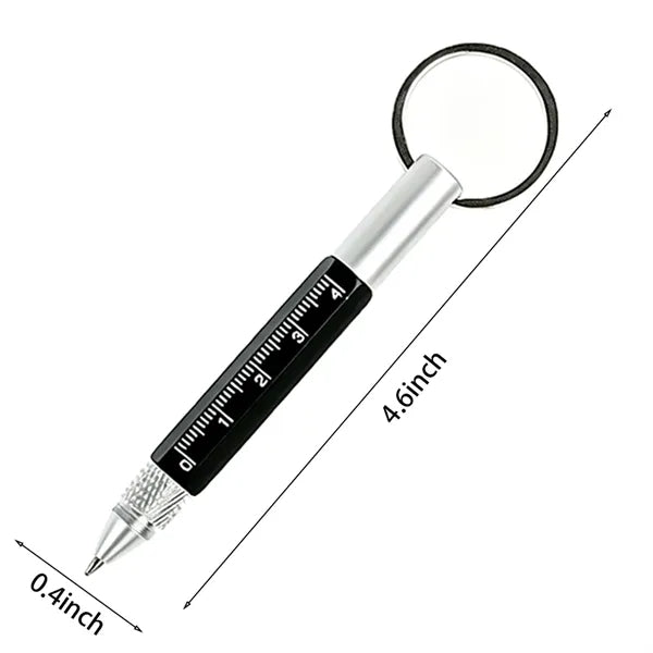 6-in-1 Practical Mini Smooth Writing Metal Touch Pen