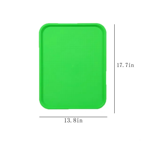 Strong PP Cafeteria Tray Non Slip Durable