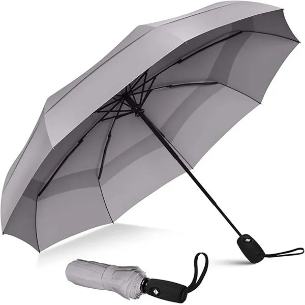 Premium Auto Folding Windproof Travel Umbrella