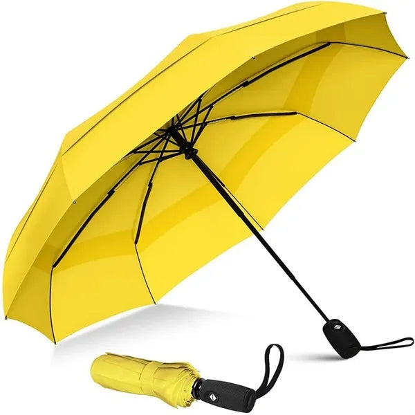 Premium Auto Folding Windproof Travel Umbrella