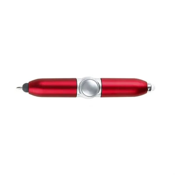 Stress-Relief Rotating Glowing ABS Touch Ballpoint Pen