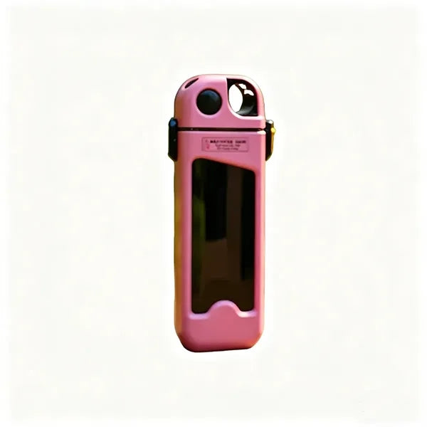 12oz Square PC Water Bottle with Silicone Straw