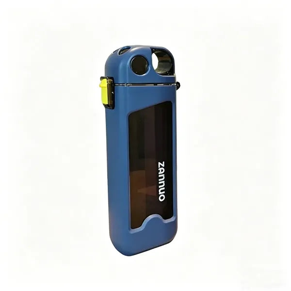 12oz Square PC Water Bottle with Silicone Straw