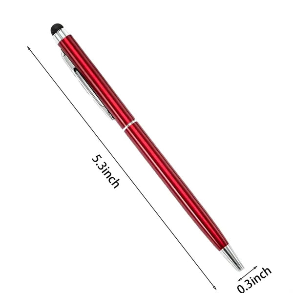 Smooth Writing Replaceable Fine Metal Stylus Ballpoint Pen