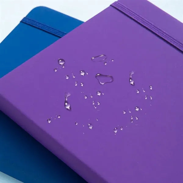 PU Leather Notebook W/Elastic Band And Pen