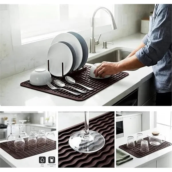 Multi-Purpose Silicone Dish Drying Mat