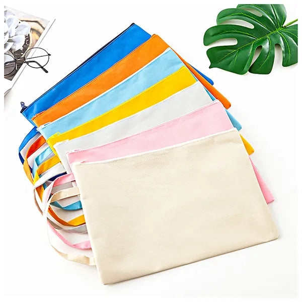 Zipper Canvas Multipurpose Bags