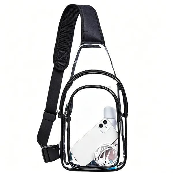 Waterproof Clear Chest Bag Transparent Outdoor Gym Fanny Pac