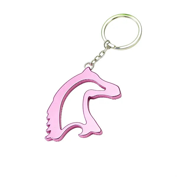Keychain Horse Head Bottle Opener