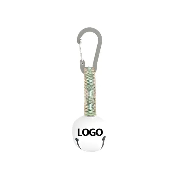 Logo Carabiner Bell Clip Outdoor Keychain Alarm