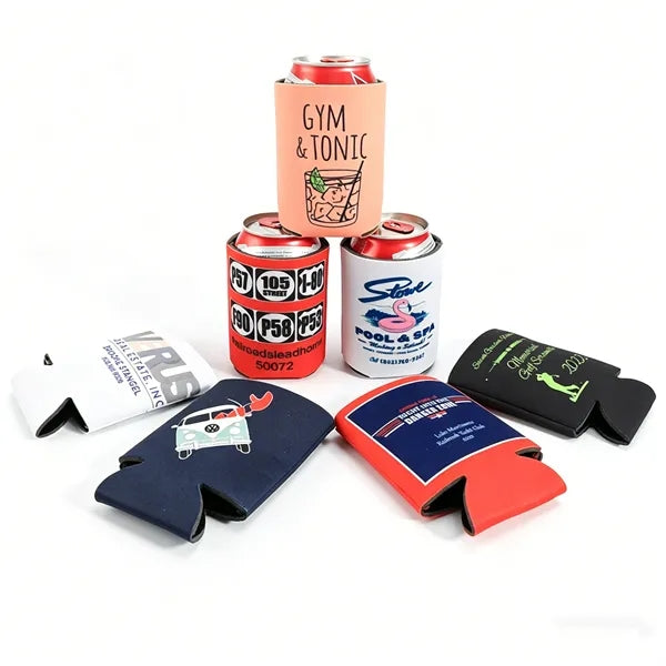 Connected Bottom Neoprene Can Cooler Sleeve