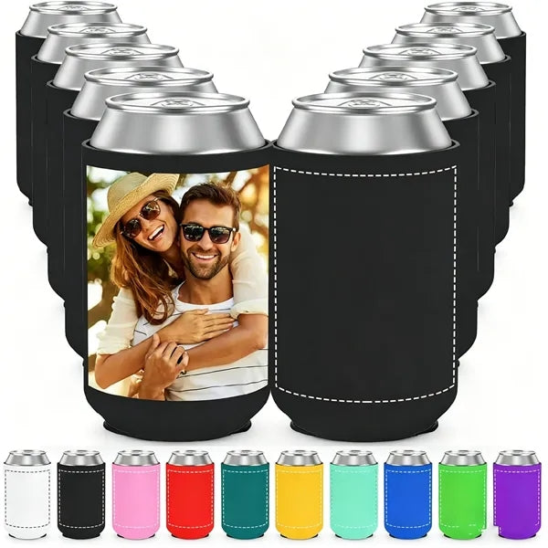 Connected Bottom Neoprene Can Cooler Sleeve
