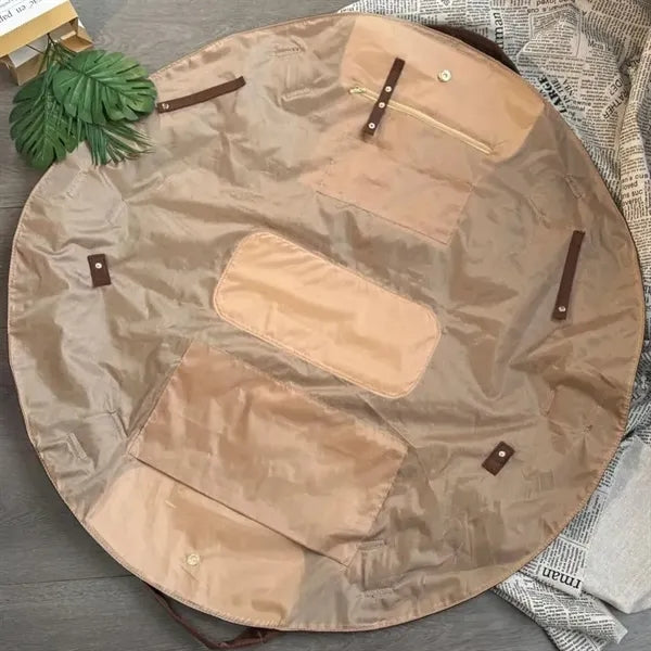 2-in-1 Foldable Picnic Mat Convertible Tote Shopping Bag