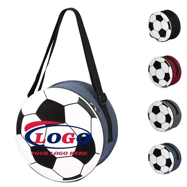 Football-Shaped Thermal Insulation Lunch Bag