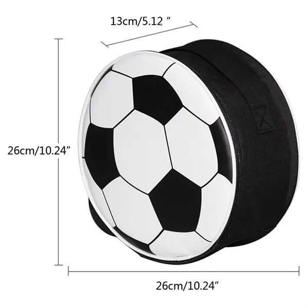 Football-Shaped Thermal Insulation Lunch Bag