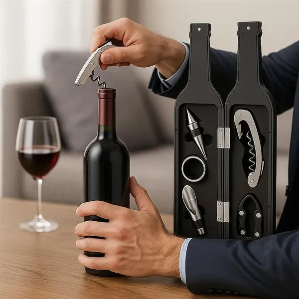 5-Piece Stainless Steel Wine Opener Set