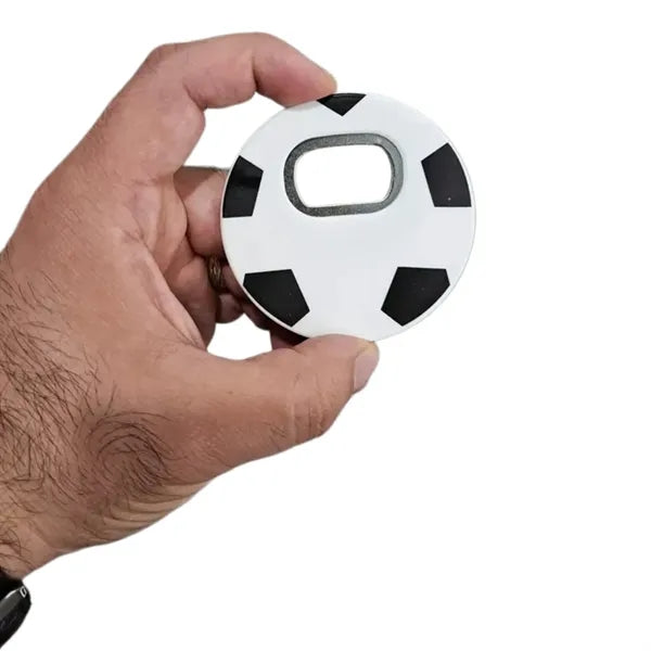 World Cup Soccer Bottle Opener With Fridge Magnet