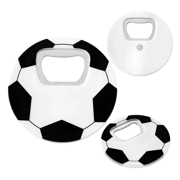 World Cup Soccer Bottle Opener With Fridge Magnet
