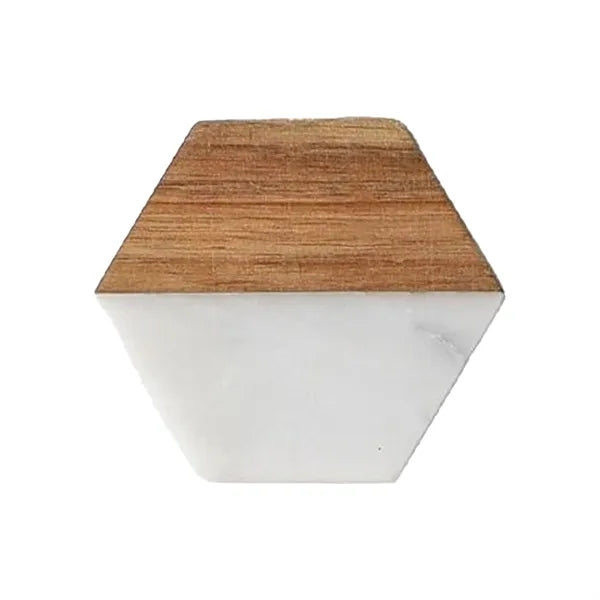 Bamboo/Marble Circular Coaster