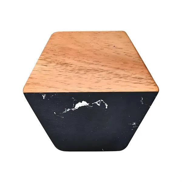 Bamboo/Marble Circular Coaster