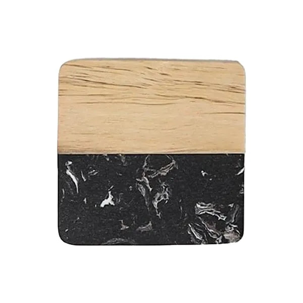 Bamboo/Marble Circular Coaster