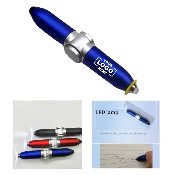 Light-emitting stress-relieving pen