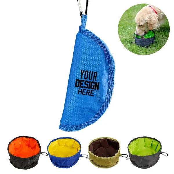 Pet Bowl W/Carabiner