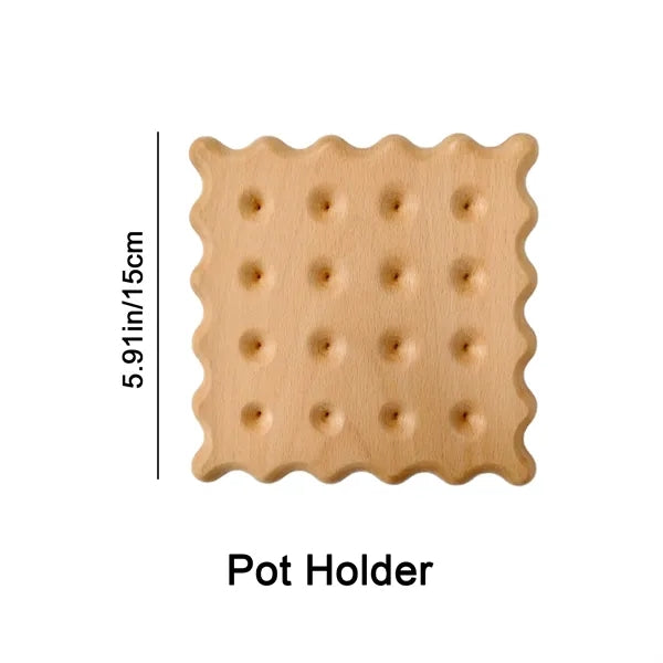 Wood Biscuit Coaster