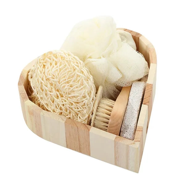 5 Piece Wooden Spa Kit