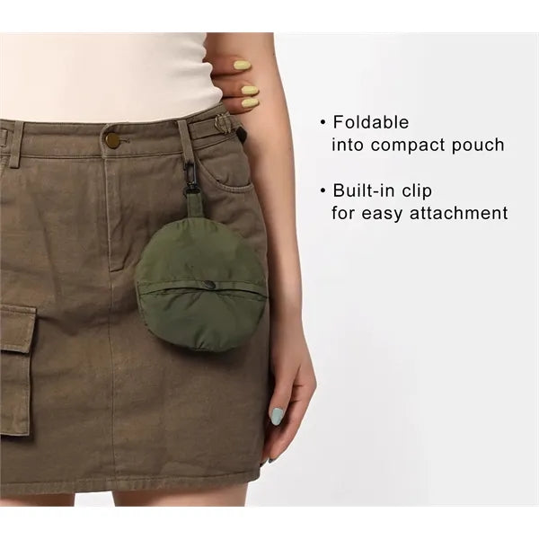 Packable Quick-Dry Bucket Hat with Integrated Pouch