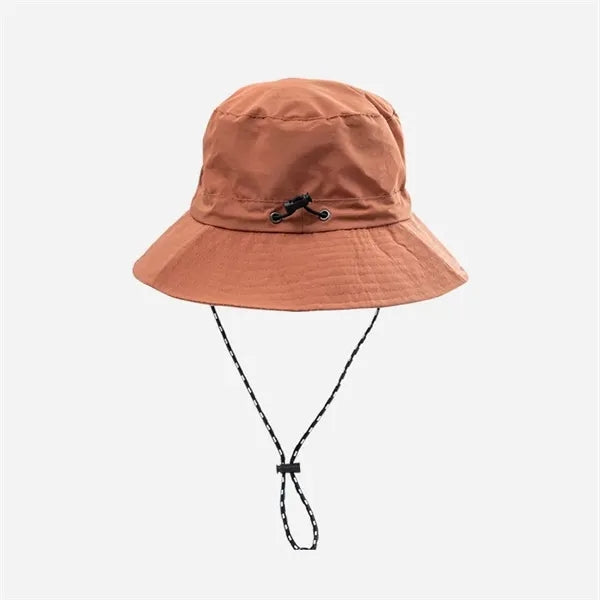 Packable Quick-Dry Bucket Hat with Integrated Pouch