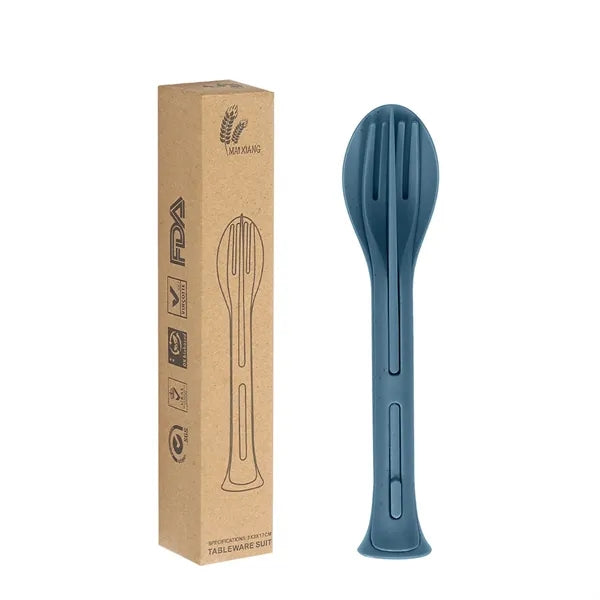 3-in-1 Eco-friendly Cutlery Set