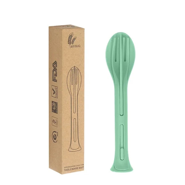 3-in-1 Eco-friendly Cutlery Set