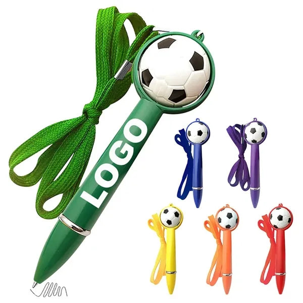 Scooer Ballpoint pen with a lanyard